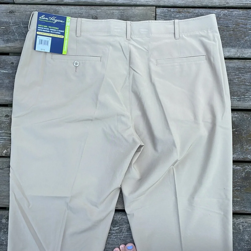 NWT Ben Hogan Performance Men's Stretch Flat Front Active Flex Pant - Picture 4 of 8